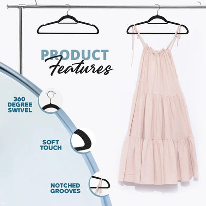 Velvet Hangers Without Bar - Twenty-Hanger Set original product photo 8