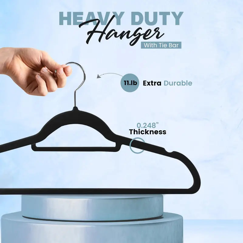 Velvet Hangers Without Bar - Twenty-Hanger Set original product photo 5