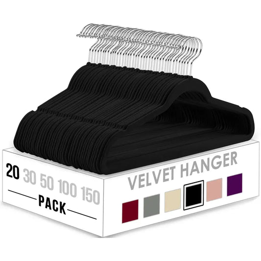 Velvet Hangers Without Bar - Twenty-Hanger Set original product photo 1