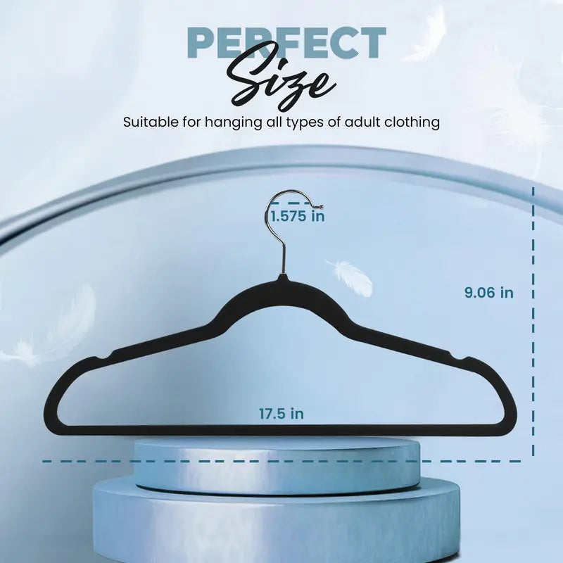 Velvet Hangers Without Bar - Twenty-Hanger Set original product photo 11