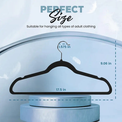 Velvet Hangers Without Bar - Twenty-Hanger Set original product photo 11