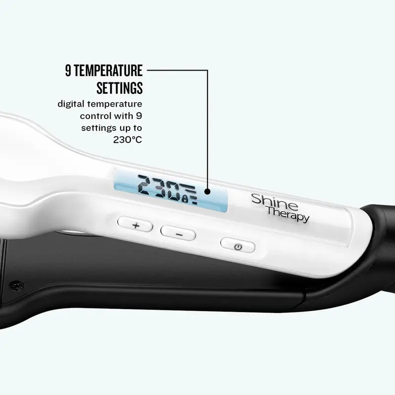Wide-plate argan-oil infused hair straightener, original product image 5