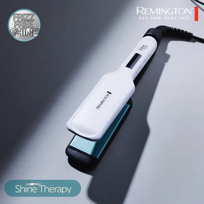 Wide-plate argan-oil infused hair straightener, original product image 1