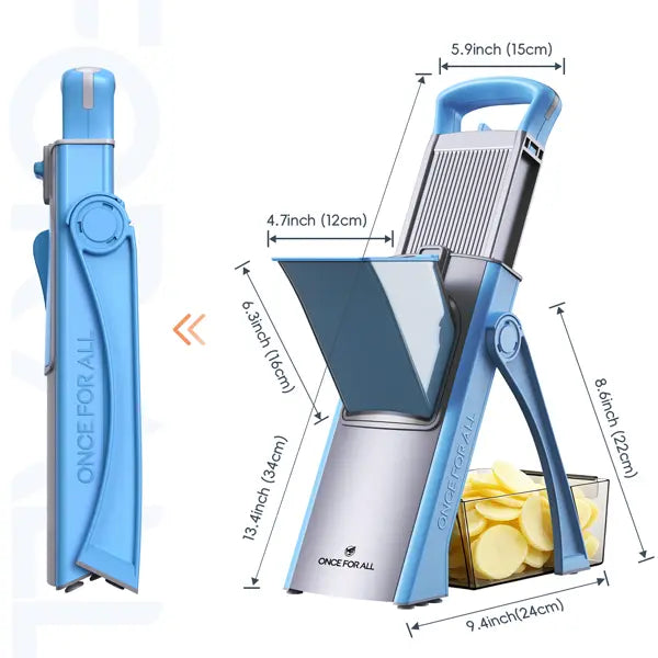 Foldable Adjustable Mandoline Slicer original product photo 10