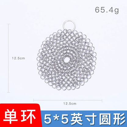 Stainless Chainmail Scrubber Kits – Four Pieces – original product view
