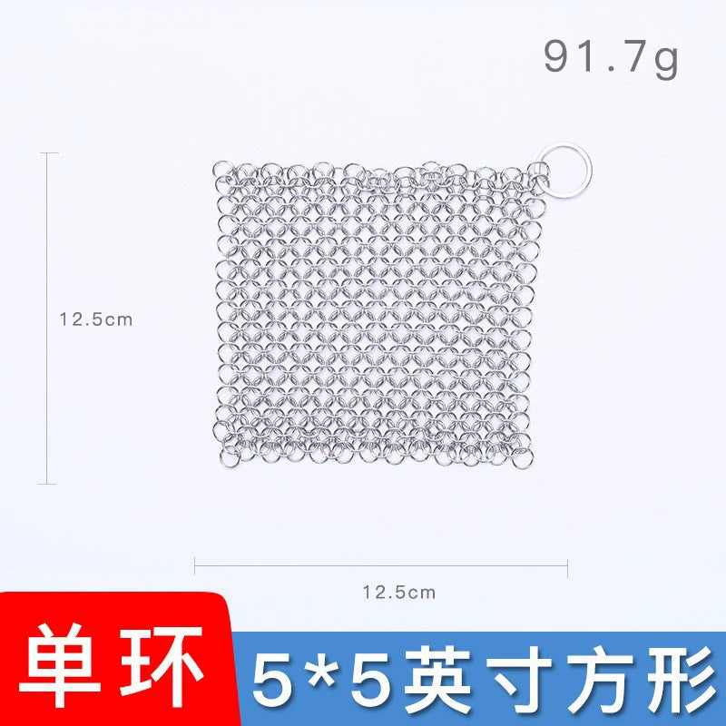 Stainless Chainmail Scrubber Kits – Four Pieces – original product view