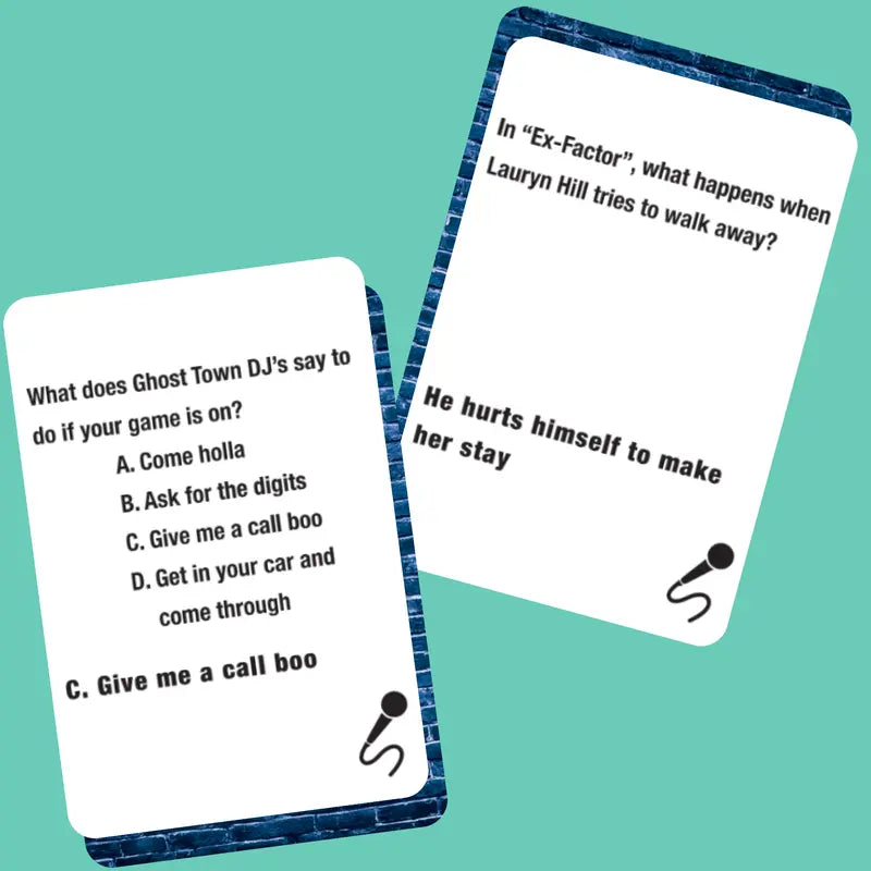 Lyrically Correct 90s R&B Expansion Pack – 80 Cards – product view