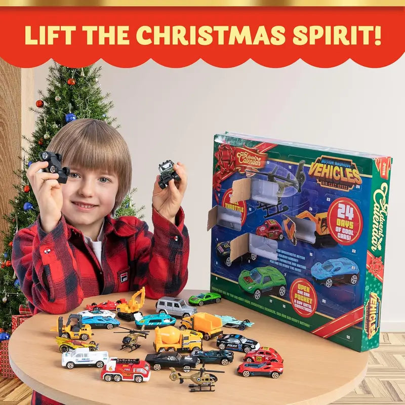 24-Car Christmas Advent Calendar original product photo 8
