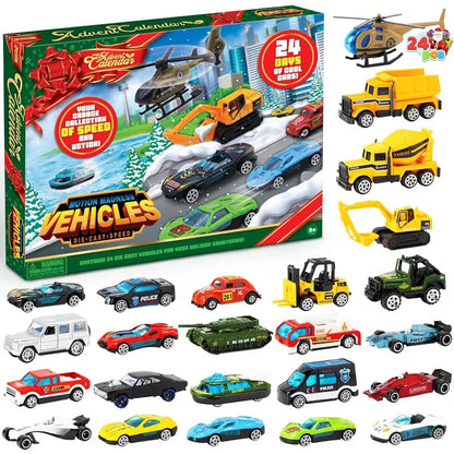 24-Car Christmas Advent Calendar original product photo 2