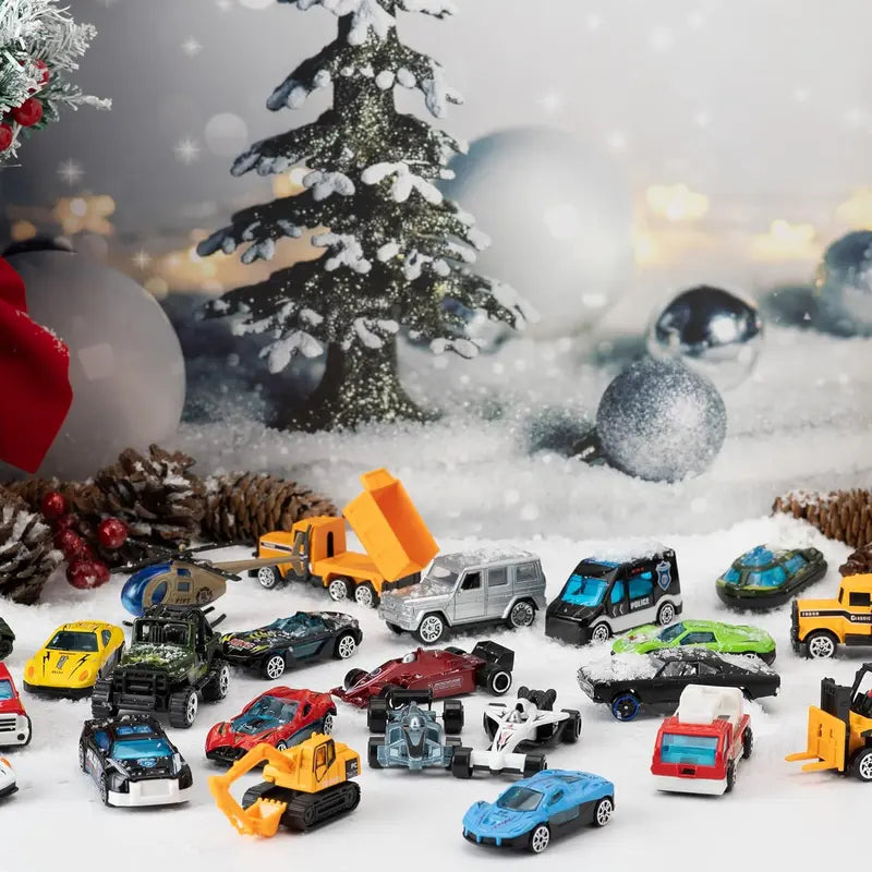 24-Car Christmas Advent Calendar original product photo 7