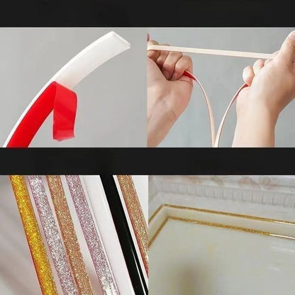 Self-Adhesive White Caulk Strip - Four 6 m Rolls — source product illustration