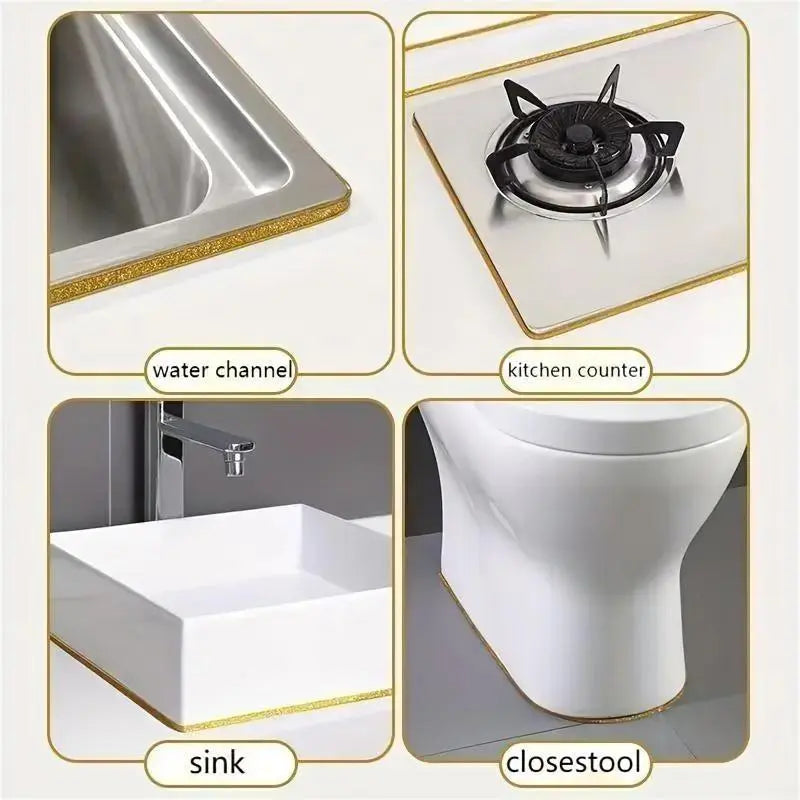 Self-Adhesive White Caulk Strip - Four 6 m Rolls — source product illustration