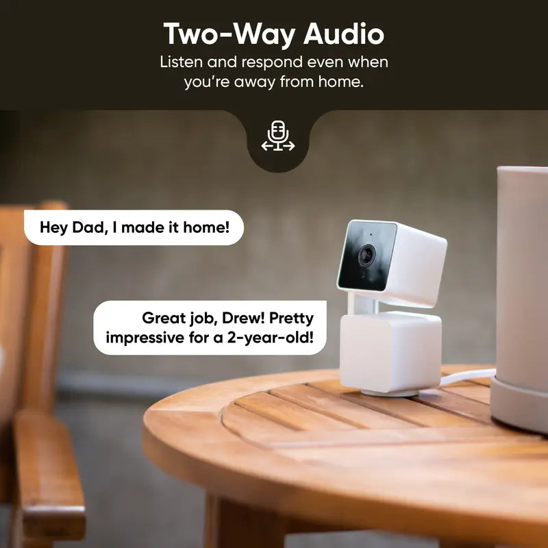 360° Smart Motion Tracking Security Camera with Color Night Vision