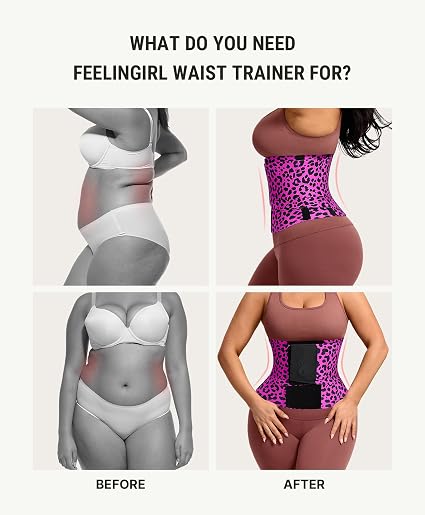 Instant Hourglass Leopard Waist Trainer Belt
