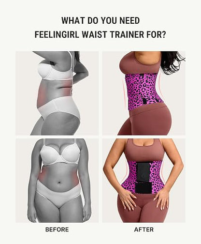 Instant Hourglass Leopard Waist Trainer Belt