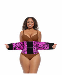 Purple Lenpard Print