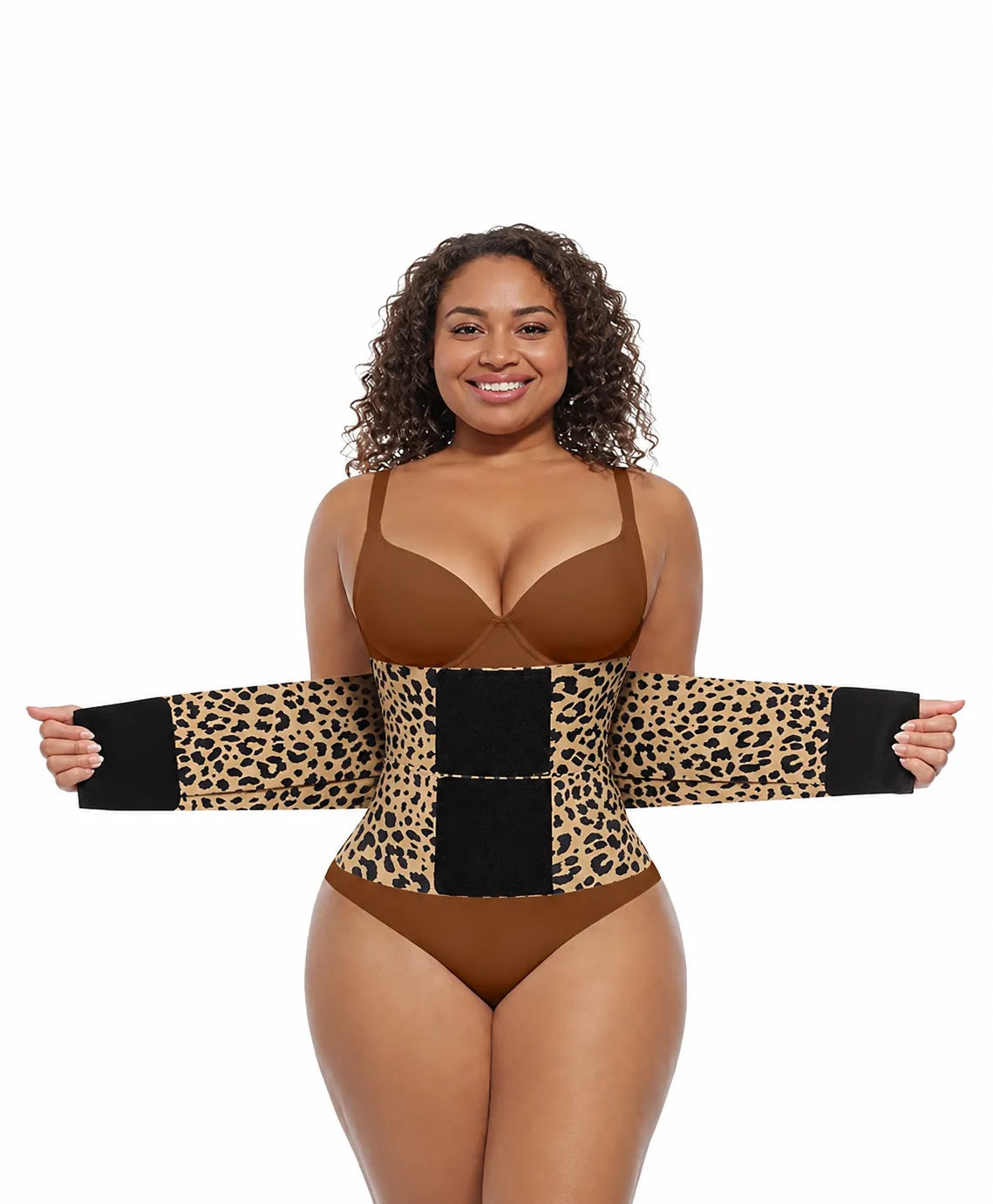 Instant Hourglass Leopard Waist Trainer Belt
