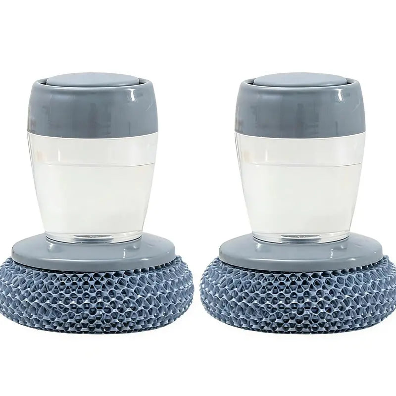 Automatic Soap Dispensing Palm Scrubber for Effortless Pot & Dish Cleaning