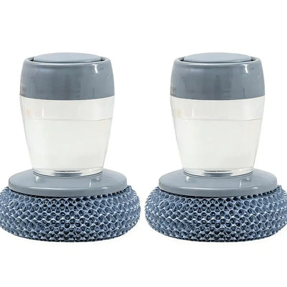Automatic Soap Dispensing Palm Scrubber for Effortless Pot & Dish Cleaning