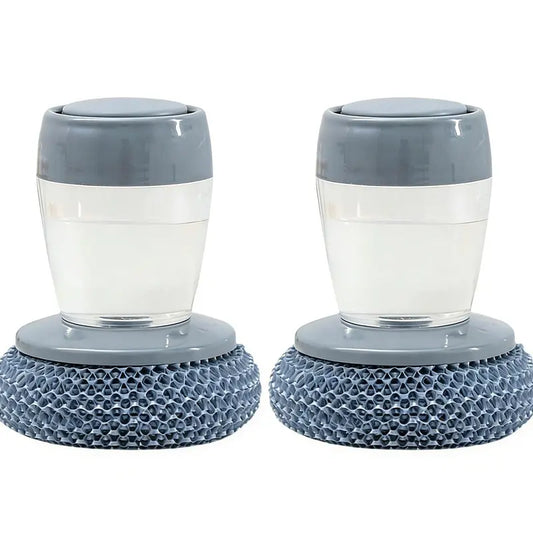 Automatic Soap Dispensing Palm Scrubber for Effortless Pot & Dish Cleaning