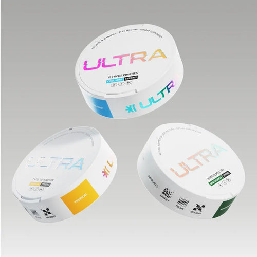 Ultra Plant-Based Nootropic Focus Pouches – Zero Nicotine Clean Energy boost