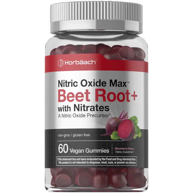 Natural Beet Root Gummies for Instant Nitric Oxide & Daily Energy Boost | Buy 1 Get 1 Free