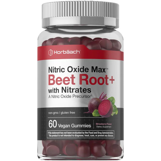 Natural Beet Root Gummies for Instant Nitric Oxide & Daily Energy Boost | Buy 1 Get 1 Free