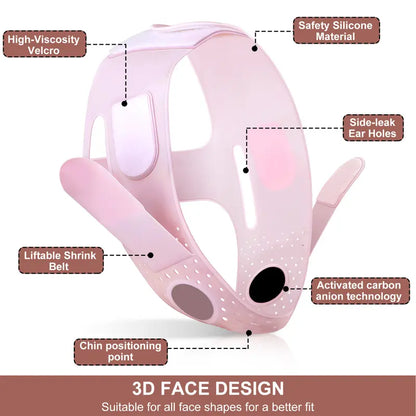Instant V-Line Face Lifting Strap & Double Chin Reducer