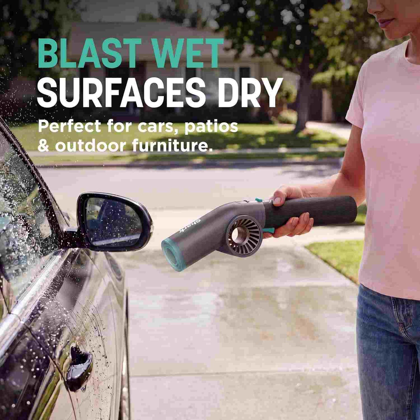 Cordless Handheld Air Blaster & Multi-Surface Cleaning System