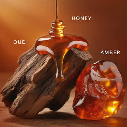 Luxury Honey Oud Eau De Parfum – Long Lasting Sweet Amber Wood Scent