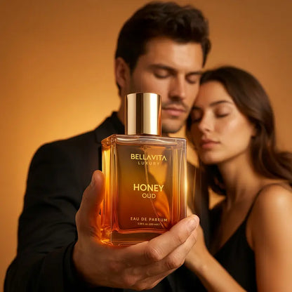Luxury Honey Oud Eau De Parfum – Long Lasting Sweet Amber Wood Scent