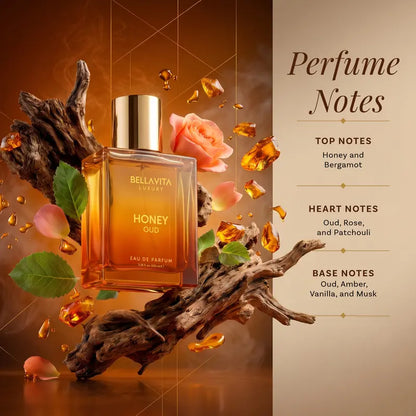 Luxury Honey Oud Eau De Parfum – Long Lasting Sweet Amber Wood Scent