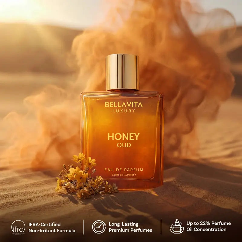 Luxury Honey Oud Eau De Parfum – Long Lasting Sweet Amber Wood Scent