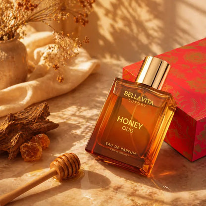 Luxury Honey Oud Eau De Parfum – Long Lasting Sweet Amber Wood Scent
