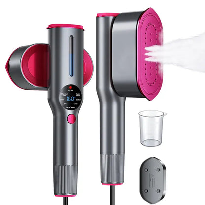 Instant Wrinkle-Free Steam Iron: 15-Second Fast Heat-Up Garment Steamer