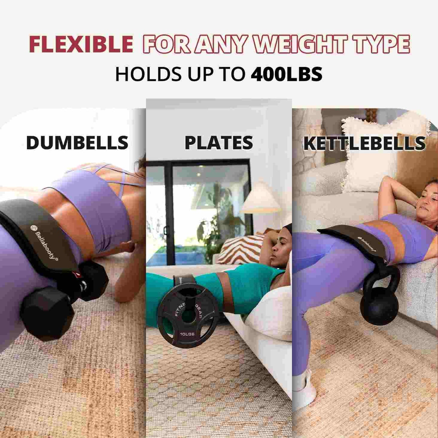 Heavy-Duty Dumbbell & Kettlebell Hip Thrust Belt – Ultimate Glute Trainer | Buy 1 Get 1 Free