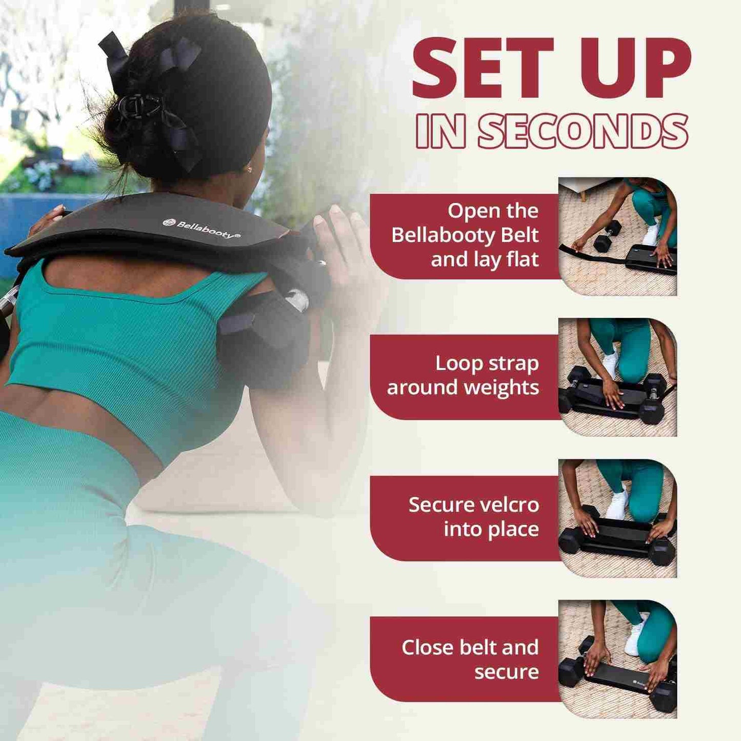 Heavy-Duty Dumbbell & Kettlebell Hip Thrust Belt – Ultimate Glute Trainer | Buy 1 Get 1 Free