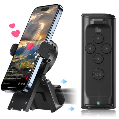 Hands-Free Bluetooth Scrolling Remote with Desktop Phone Stand